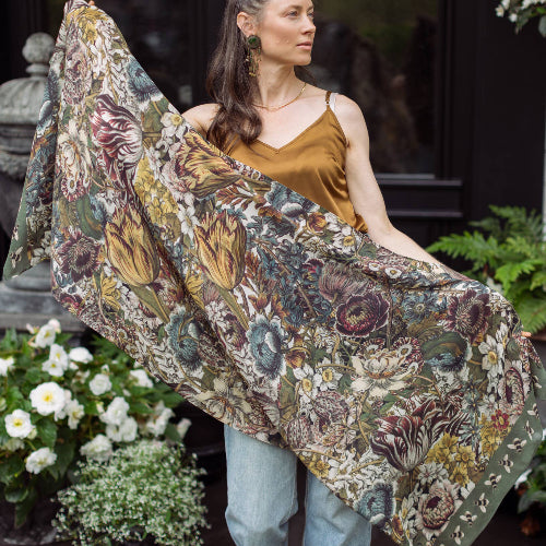 Artistic Scarf, Love Grows Wild