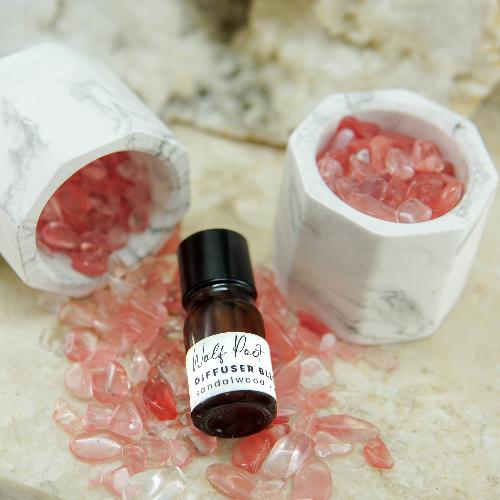 SALE Rose Quartz Crystal Diffuser w/Essential Oil