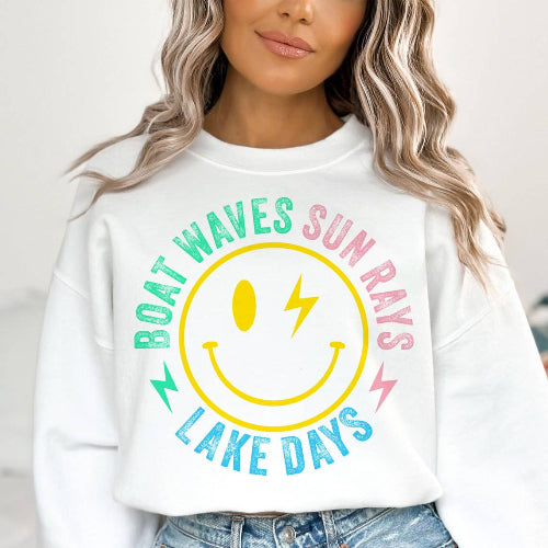 Lake Days White Sweatshirt