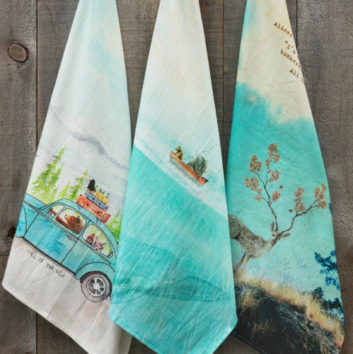 Lost + Found Tea Towel - Mad Hatter