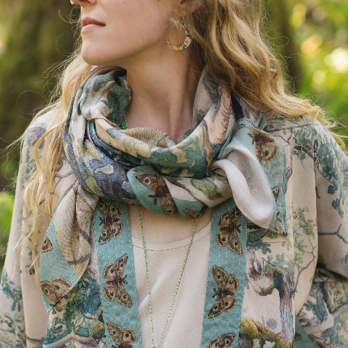Artistic Scarf, Earth & Sky