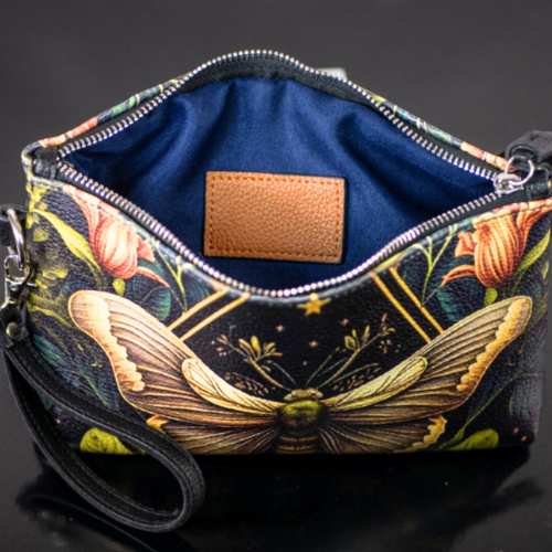 Printed Vegan Leather Bag - Pop Art WTF