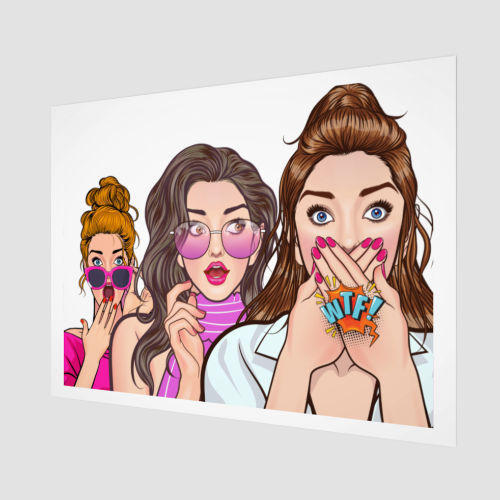 Digital Art Print - Pop Art WTF