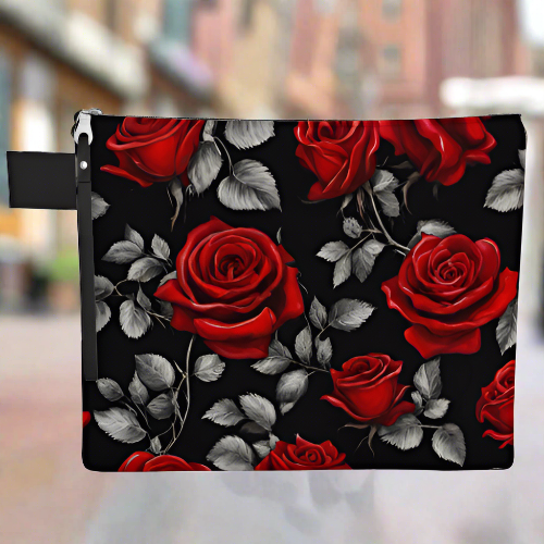 Canvas Carryall - Red Roses