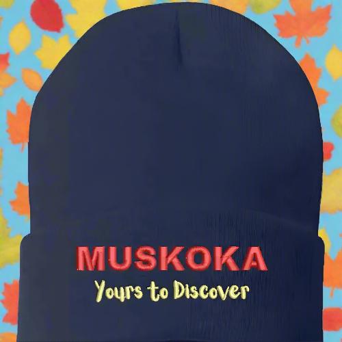 Embroidered Navy Muskoka Toque