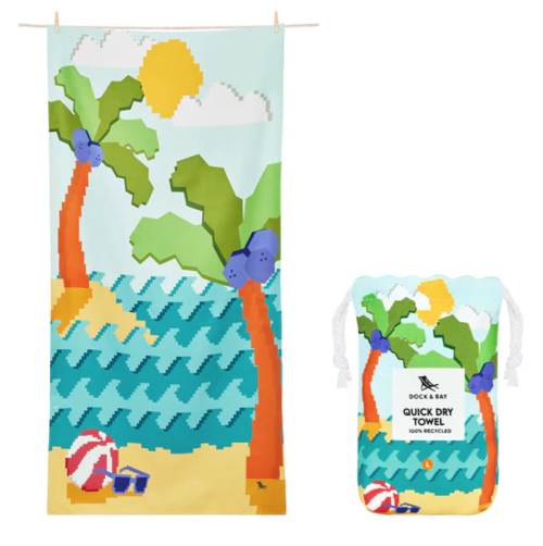 Kids Large Beach Towel, Build-A-Beach