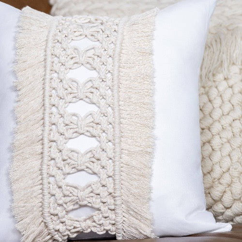 SALE Macrame Pillow - Classic Edition